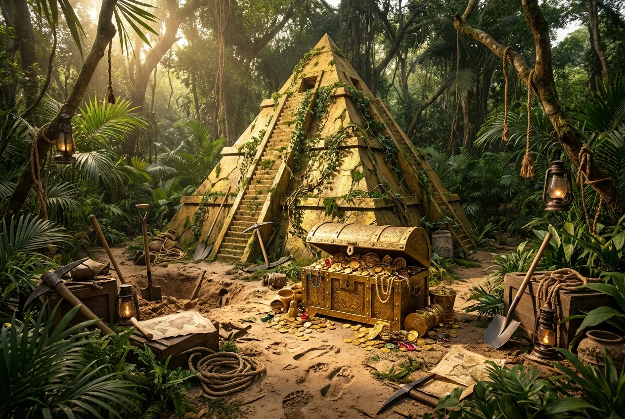 Gonzo Treasure Hunt bij 1Red
